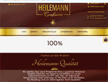 Tablet Screenshot of heilemann.de